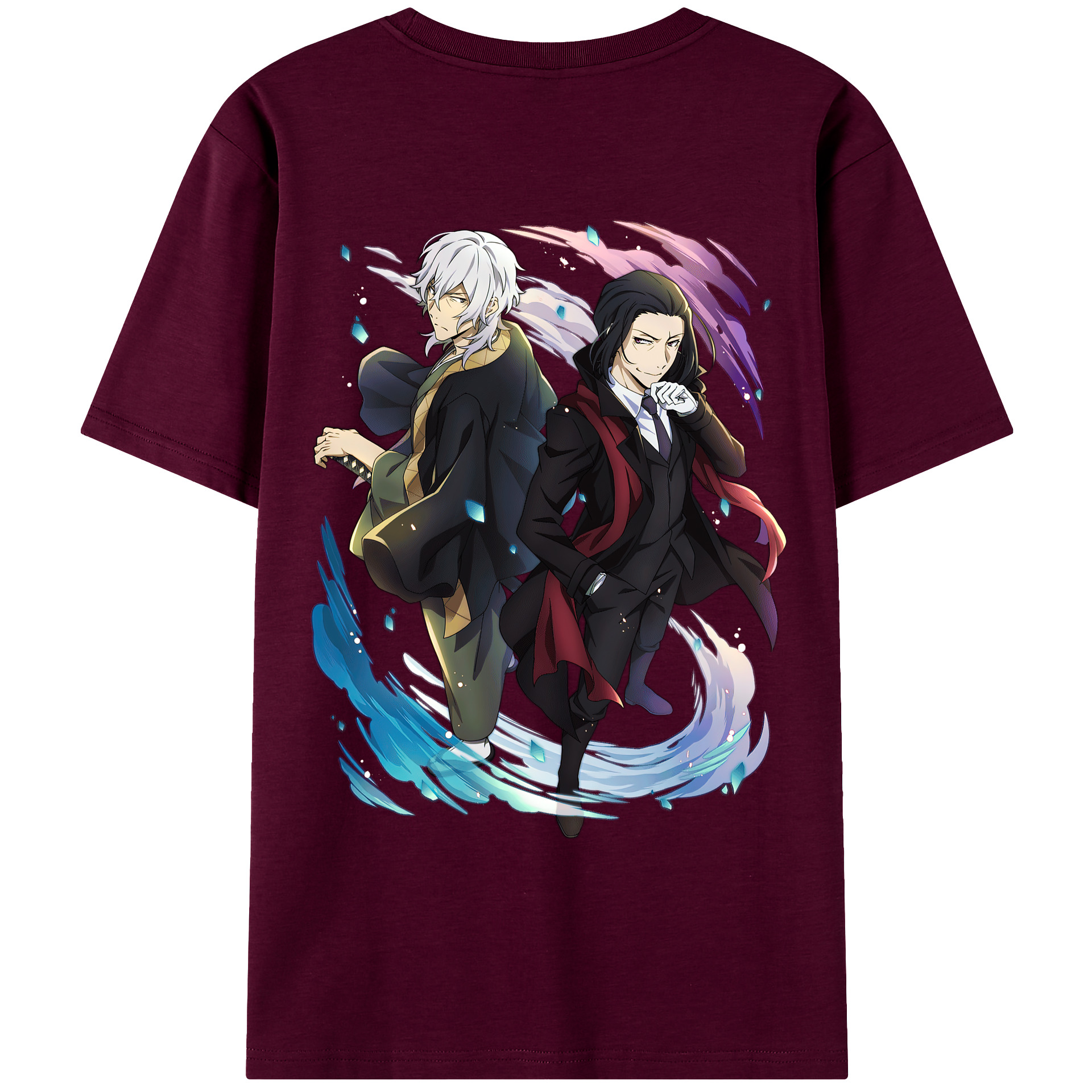 （画像用） 文豪ストレイドッグス Bungo Stray Dogs レディース半袖Tシャツ(バックプリント)
